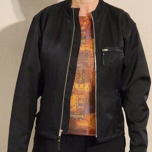 Harley-Davidson Vintage Black Nylon Jacket